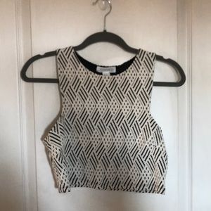 Patterned crop top
